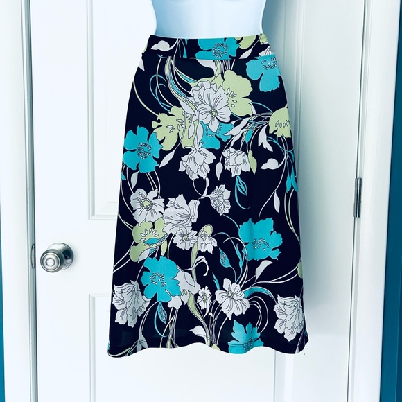 dm bm black floral drawstring skirt Size S - Picture 3 of 6